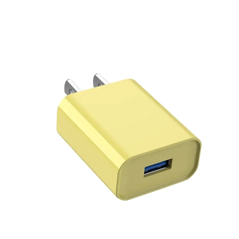 Chargeur mural USB 5 V 2 A 10 W à charge rapide, adaptateur secteur pour téléphone portable, compatible iPhone, Samsung, Xiaomi et Huawei, prise UE/US 7