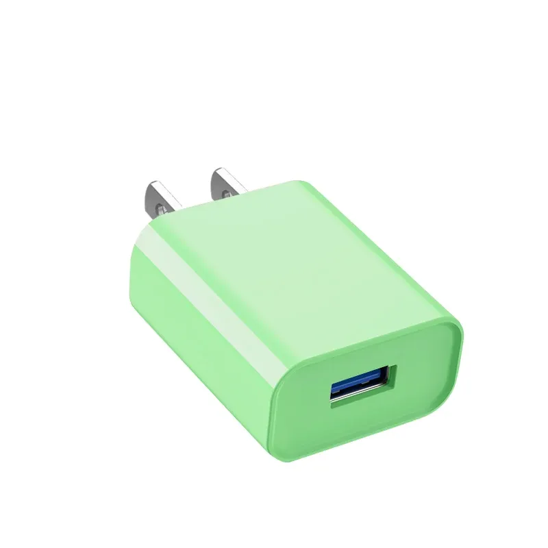 Chargeur mural USB 5 V 2 A 10 W à charge rapide, adaptateur secteur pour téléphone portable, compatible iPhone, Samsung, Xiaomi et Huawei, prise UE/US 8