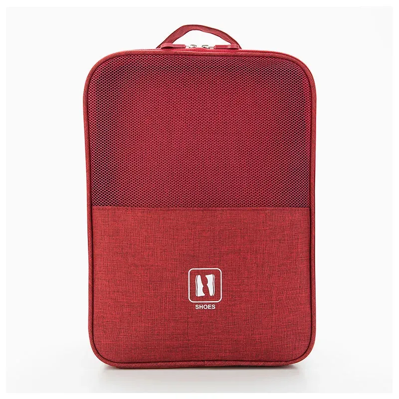 Sac à chaussures de voyage, finition soignée