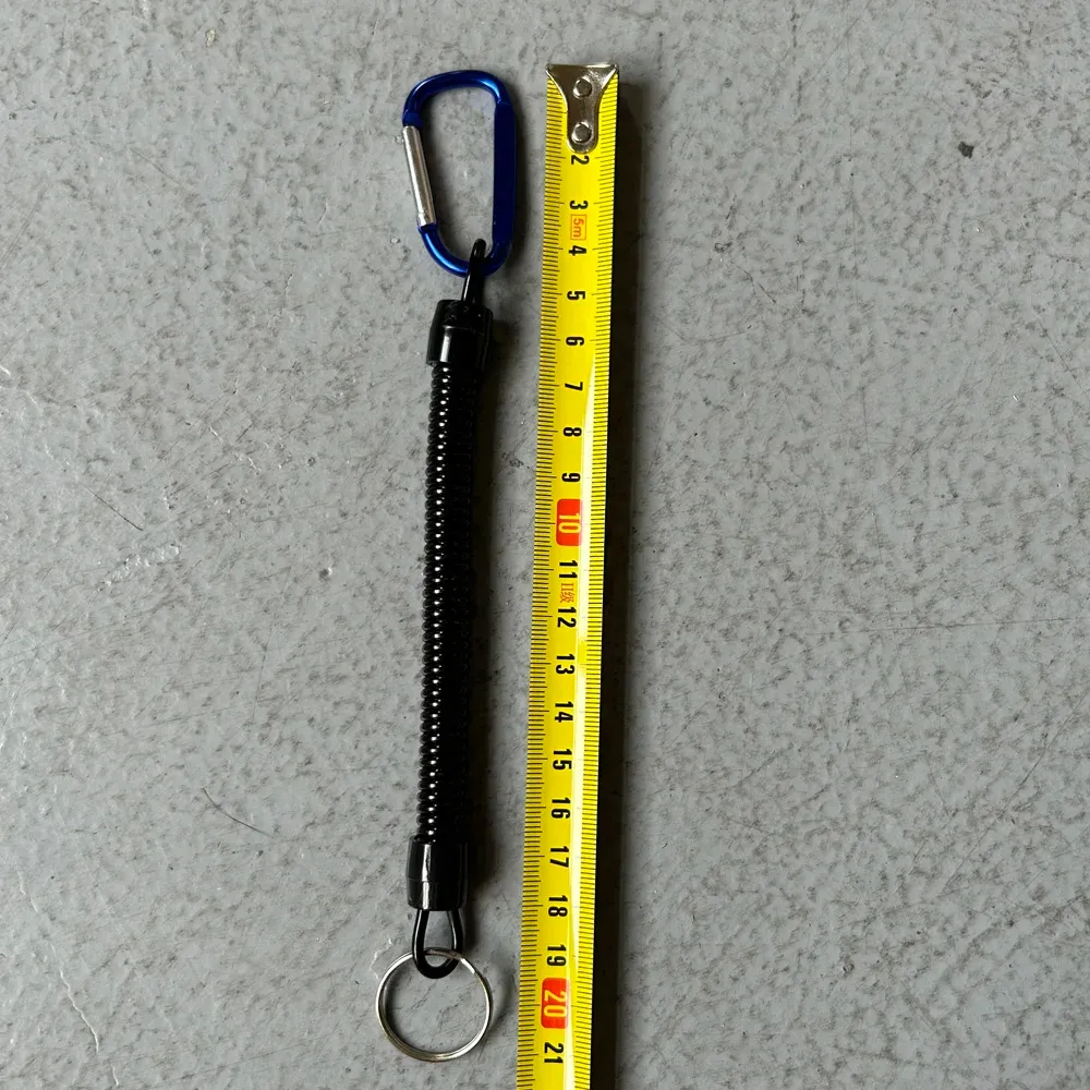 Corde élastique rétractable à ressort pour porte-clés de téléphone, outil de randonnée et de pêche en plein air 3