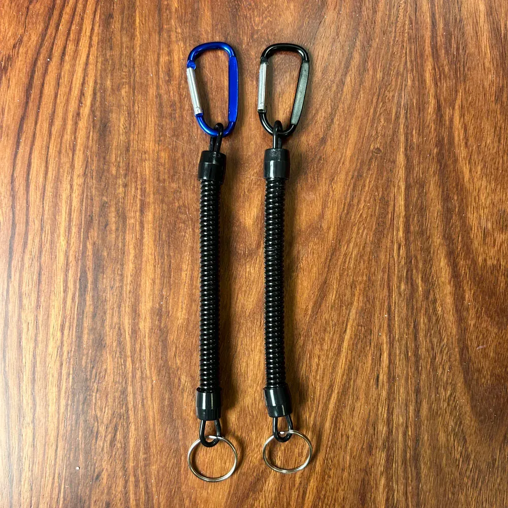 Corde élastique rétractable à ressort pour porte-clés de téléphone, outil de randonnée et de pêche en plein air 4