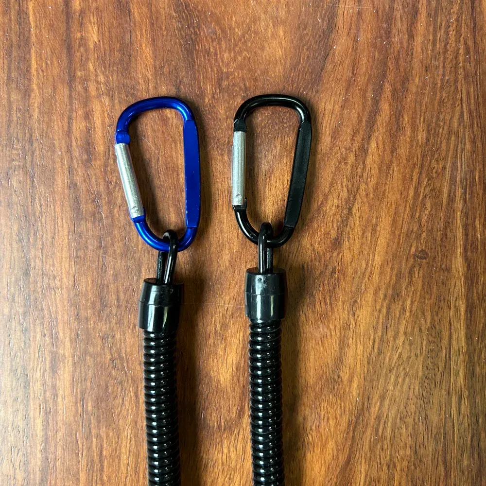 Corde élastique rétractable à ressort pour porte-clés de téléphone, outil de randonnée et de pêche en plein air 5