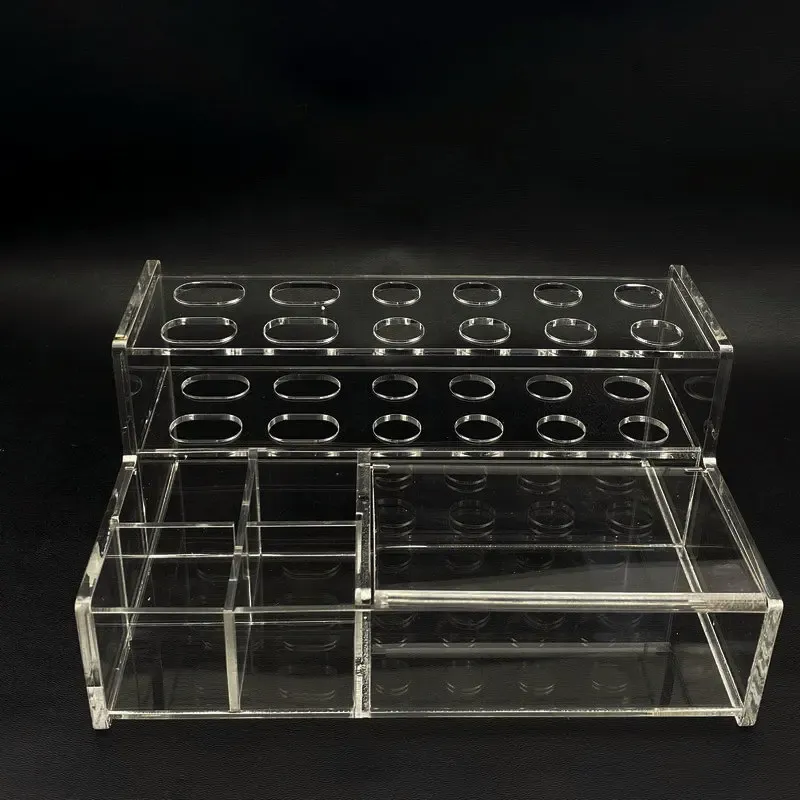 Organiseur dentaire transparent vue de face