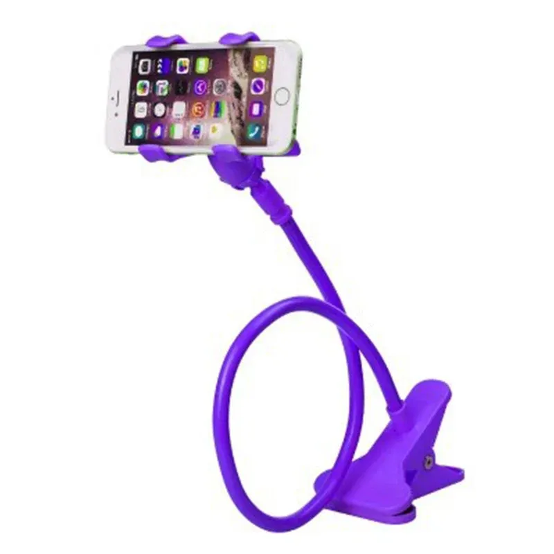Support de téléphone portable flexible universel, support paresseux réglable, pince de téléphone portable, support pour lit, support de bureau, support de smartphone rapide 8