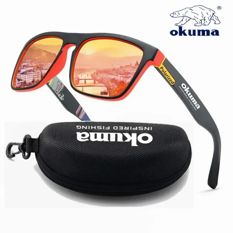 Lunettes de soleil polarisées Okuma UV400 unisexes, pour la pêche, la chasse et le cyclisme 8