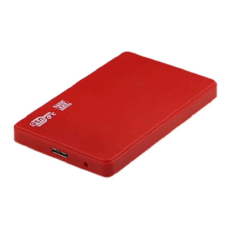 Boîtier de disque dur mobile SATA vers USB 3.0 pour disque dur 2,5 pouces, boîtier externe pour SSD avec câble USB 3.0, en ABS 10