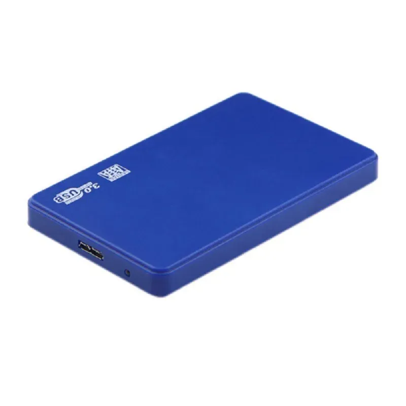 Boîtier de disque dur mobile SATA vers USB 3.0 pour disque dur 2,5 pouces, boîtier externe pour SSD avec câble USB 3.0, en ABS 7