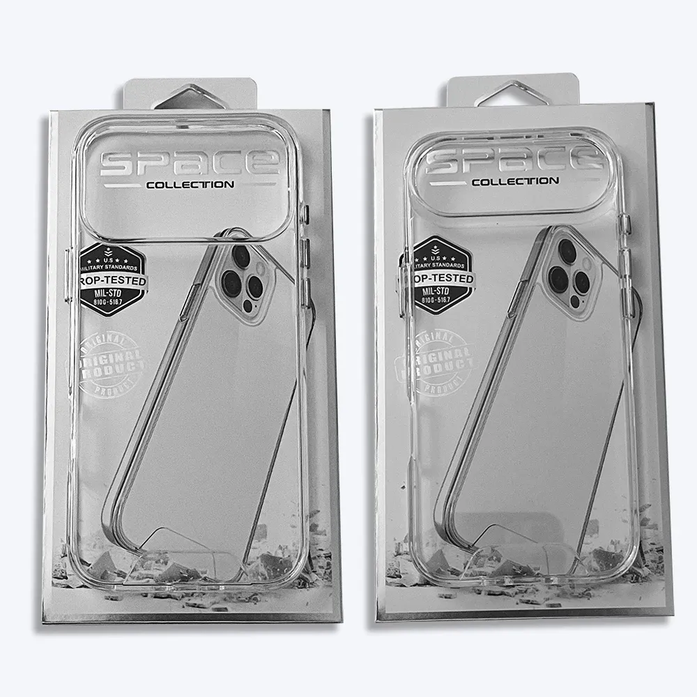 Détail de la coque transparente de luxe