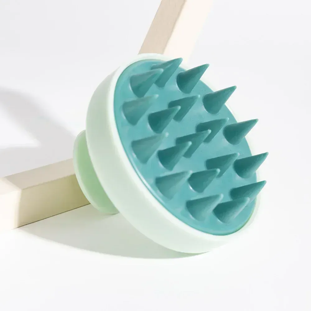 Peigne de massage en silicone, vue détaillée