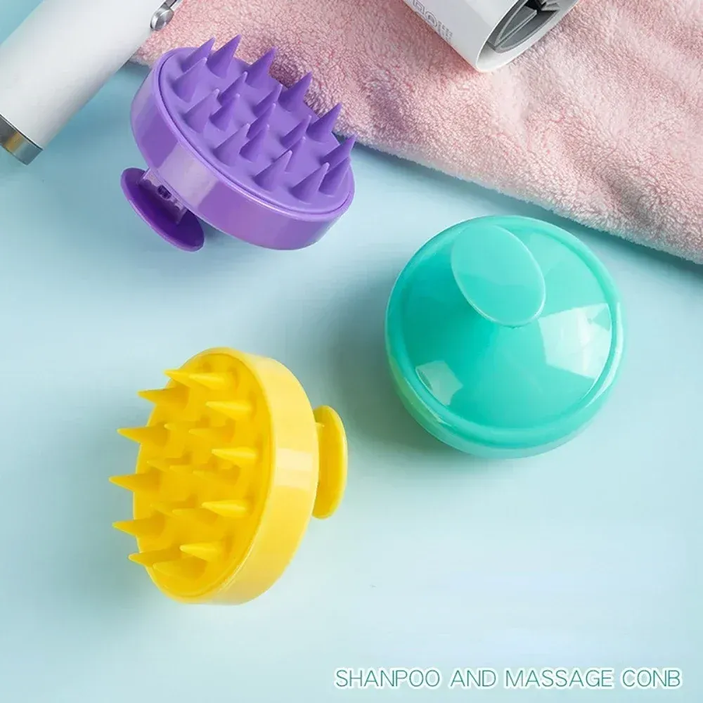 Peigne de massage en silicone, détail des dents