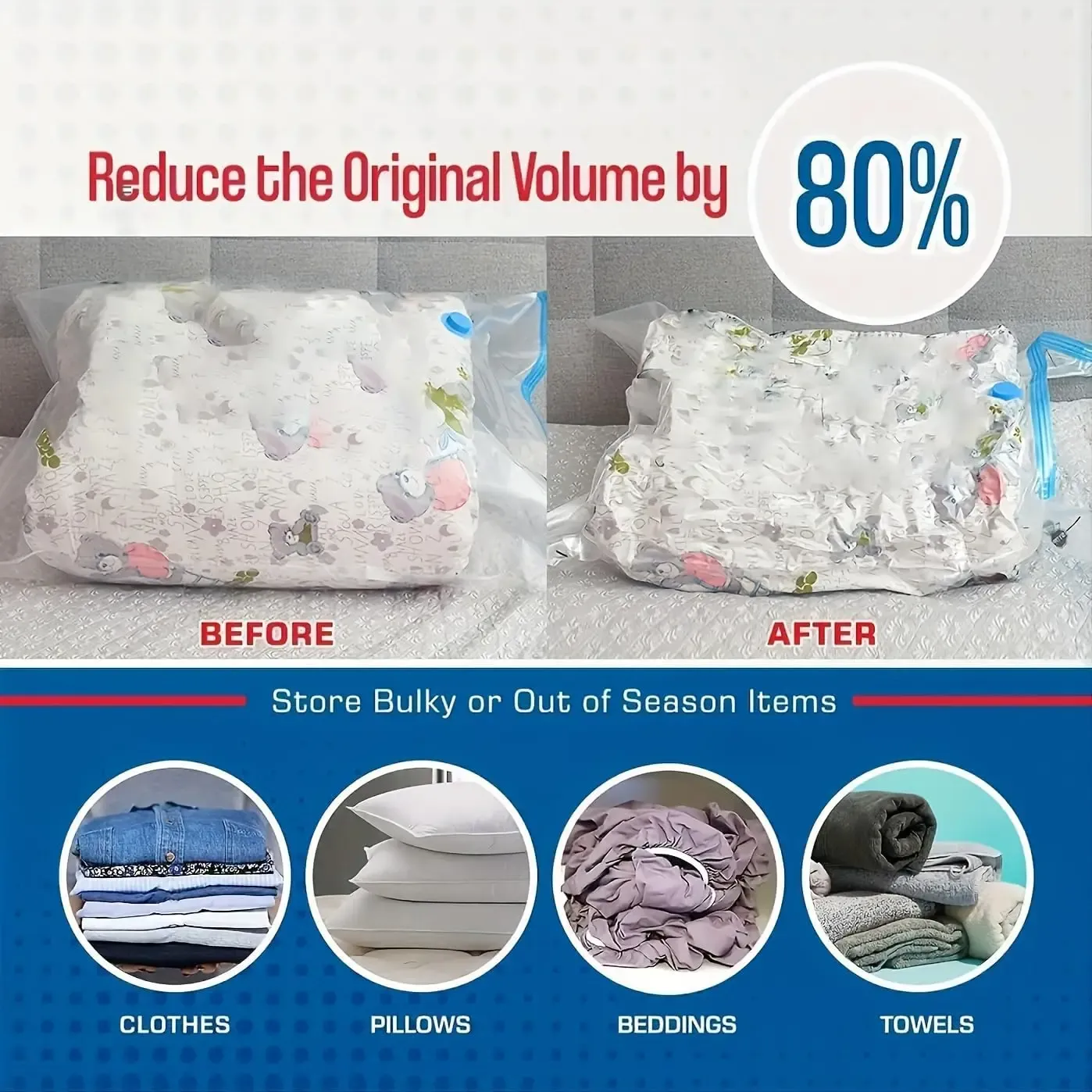 Sacs sous vide rangés dans un placard organisé