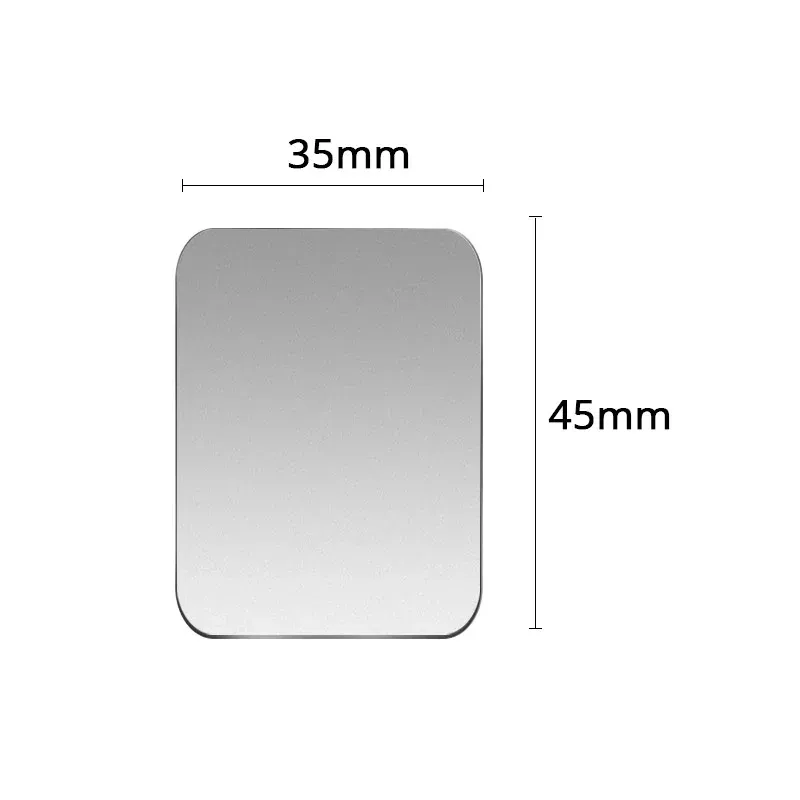Plaque métallique ronde pour support magnétique de téléphone de voiture (lot de 1, 3 ou 5) 12