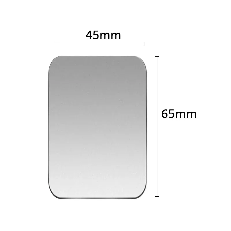 Plaque métallique ronde pour support magnétique de téléphone de voiture (lot de 1, 3 ou 5) 14