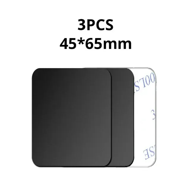 Plaque métallique ronde pour support magnétique de téléphone de voiture (lot de 1, 3 ou 5) 20