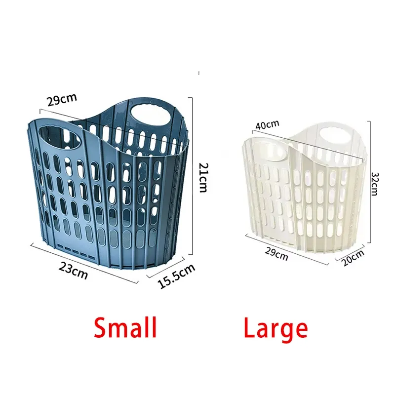 Panier à linge pliable moderne, vue d'ensemble