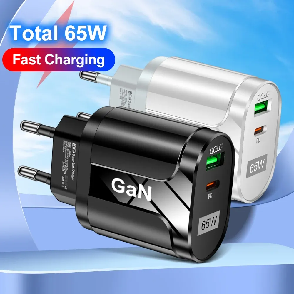 Chargeur mural GaN USB-C 65W vue principale