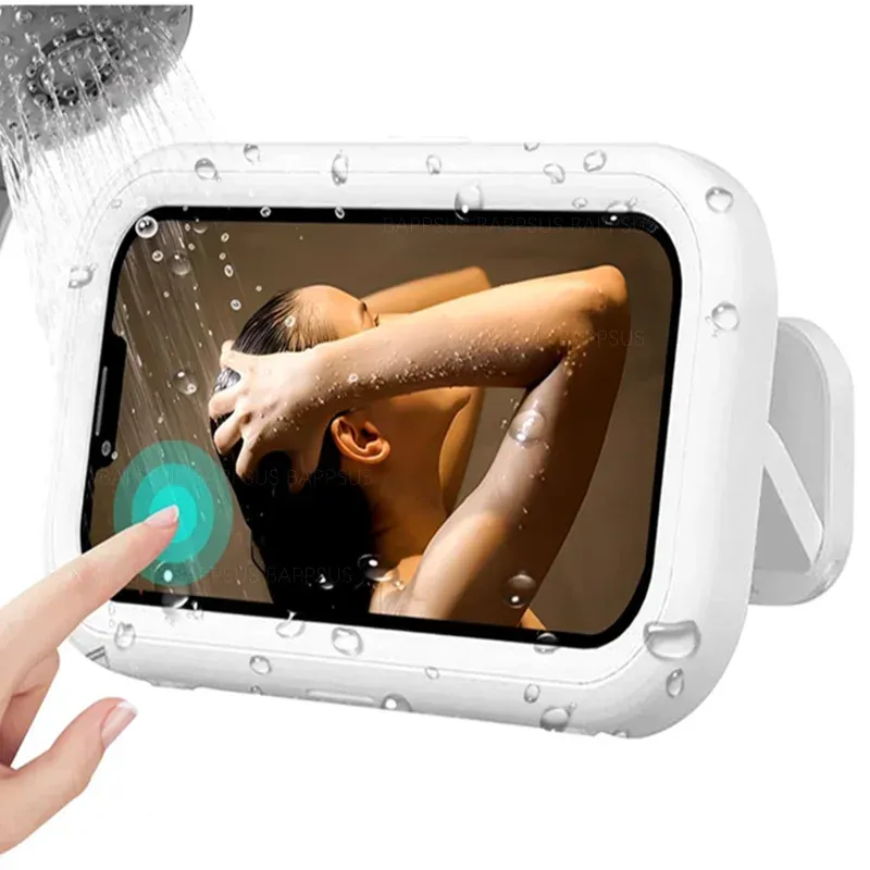 Support de téléphone étanche pour salle de bain