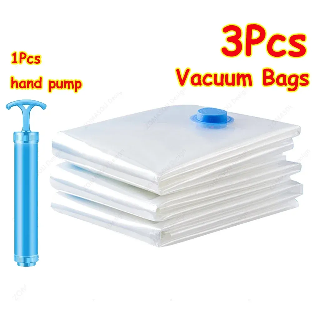 Sacs de rangement sous vide réutilisables, lot de 1 à 24 pièces, pliables et compressibles pour vêtements et literie 14
