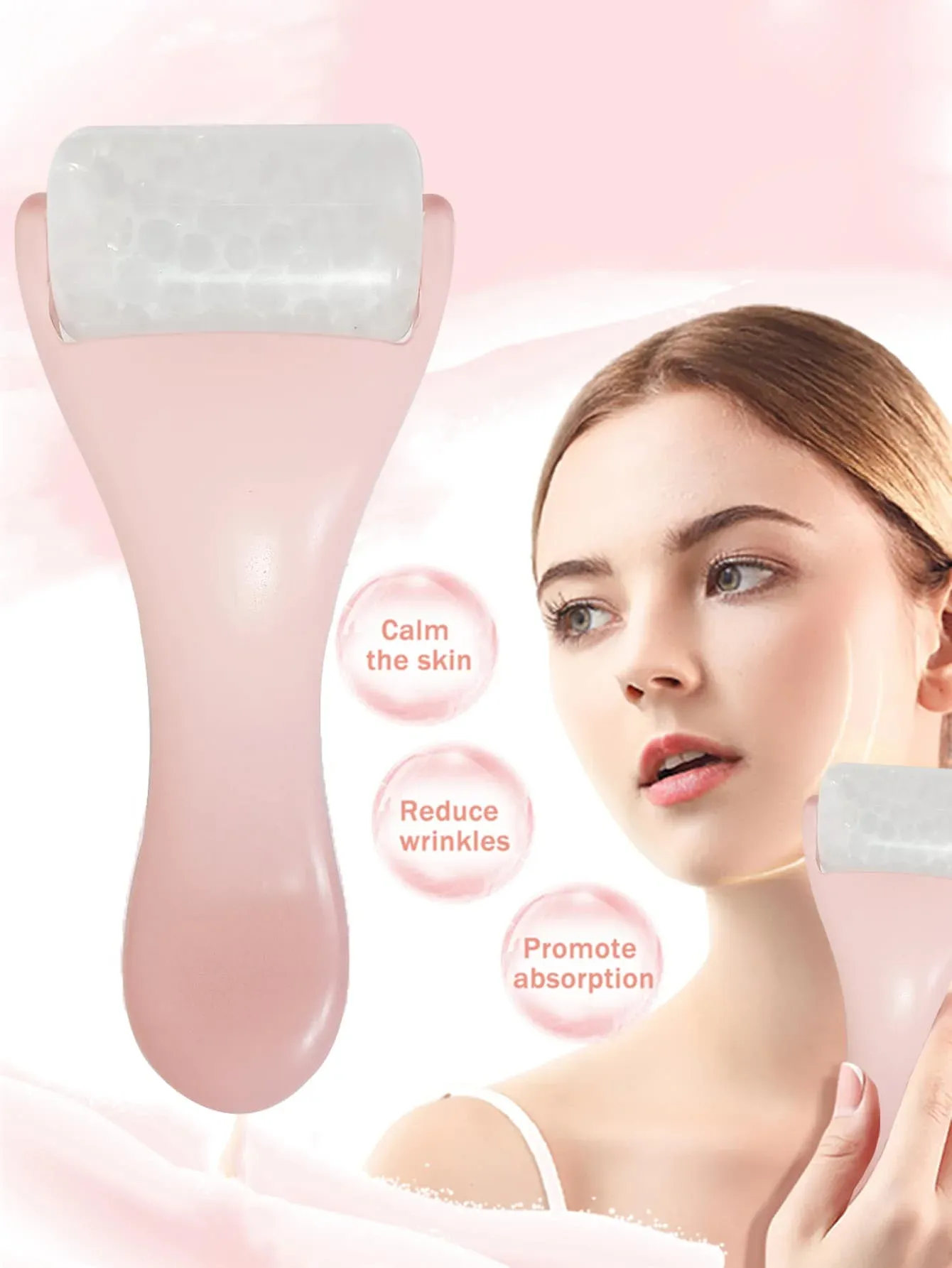 Masseur à rouleaux de glace pour le visage, masseur de lifting du visage, masseur roulant portable pour le corps, anti-rides, soins de la peau, outils de beauté 2