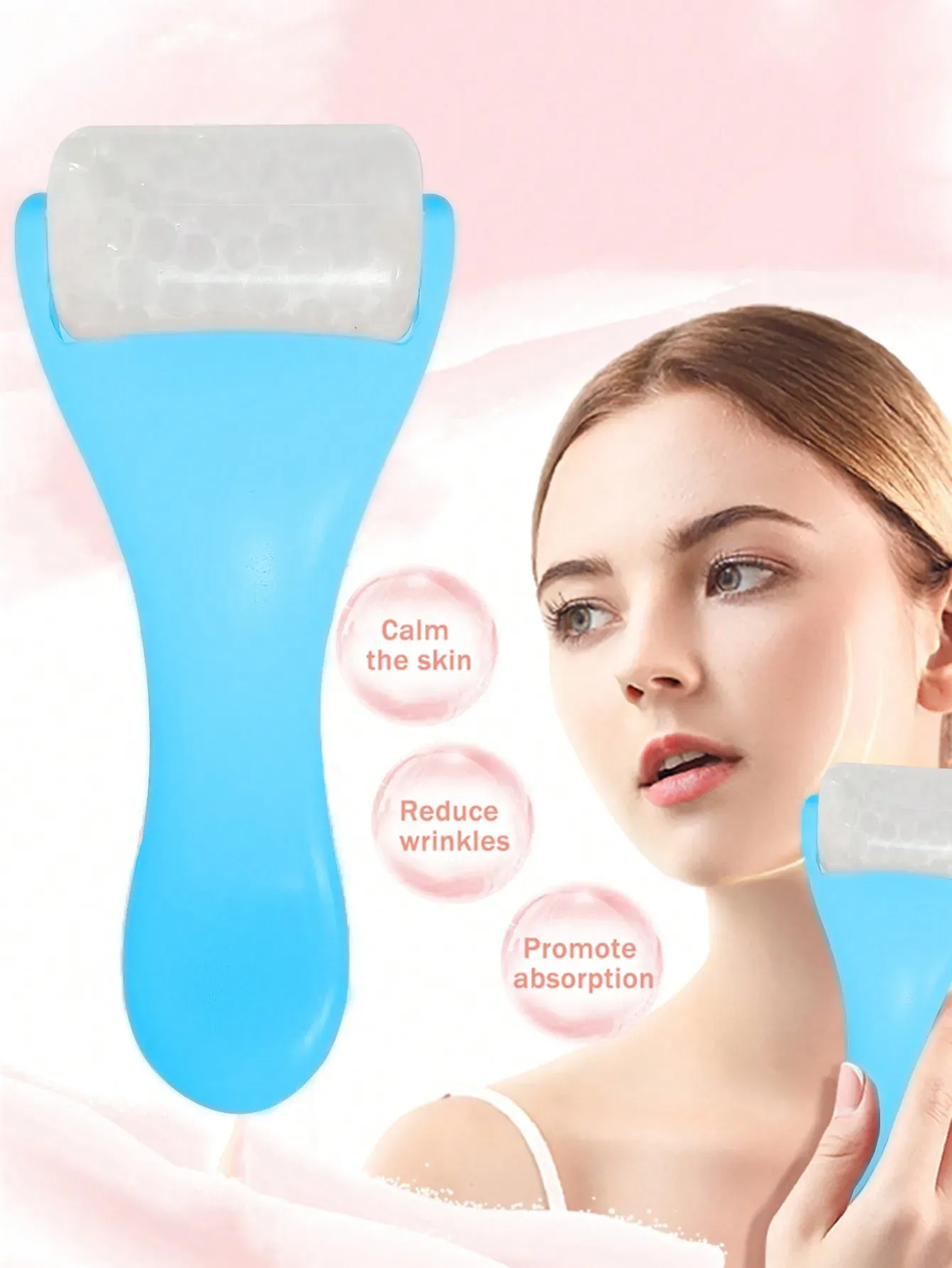 Masseur à rouleaux de glace pour le visage, masseur de lifting du visage, masseur roulant portable pour le corps, anti-rides, soins de la peau, outils de beauté 5