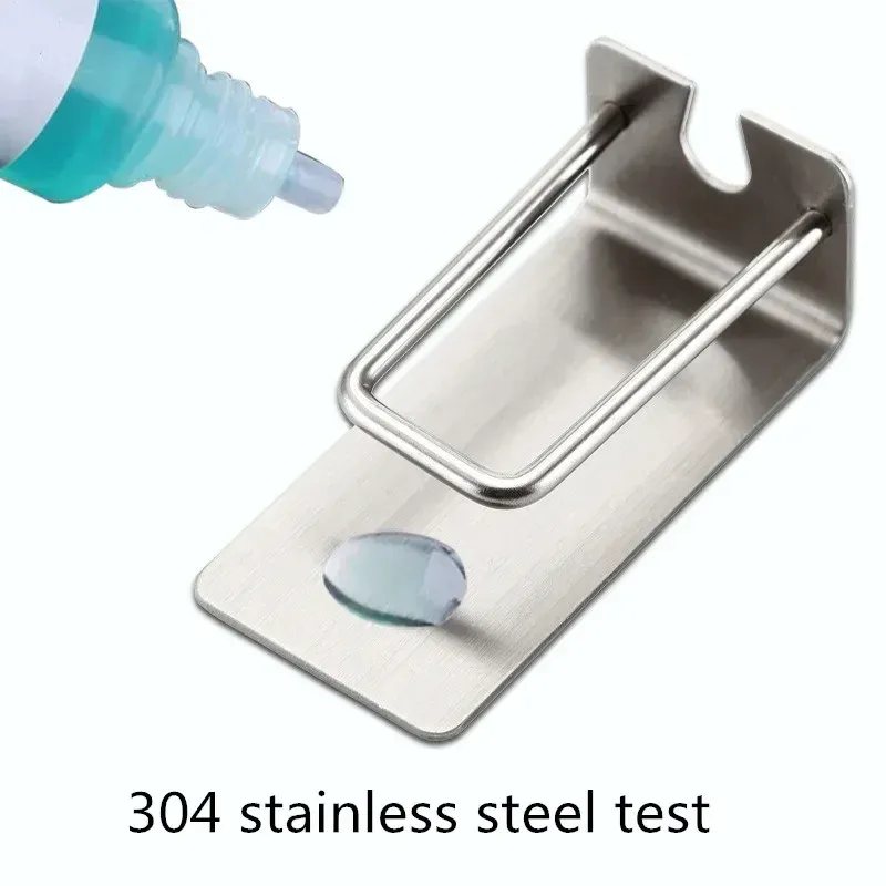 Porte-brosse à dents en acier inoxydable, rangement au quotidien