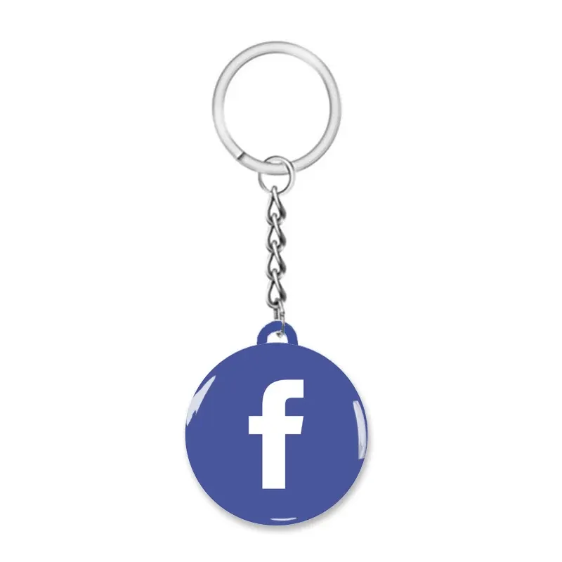 Porte-clés NFC intelligent en époxy pour partage instantané vers Google, Instagram, WhatsApp, Facebook et Snapchat, idéal pour les avis clients 2