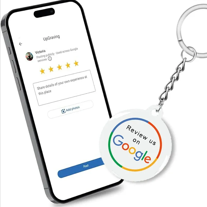 Porte-clés NFC finition premium