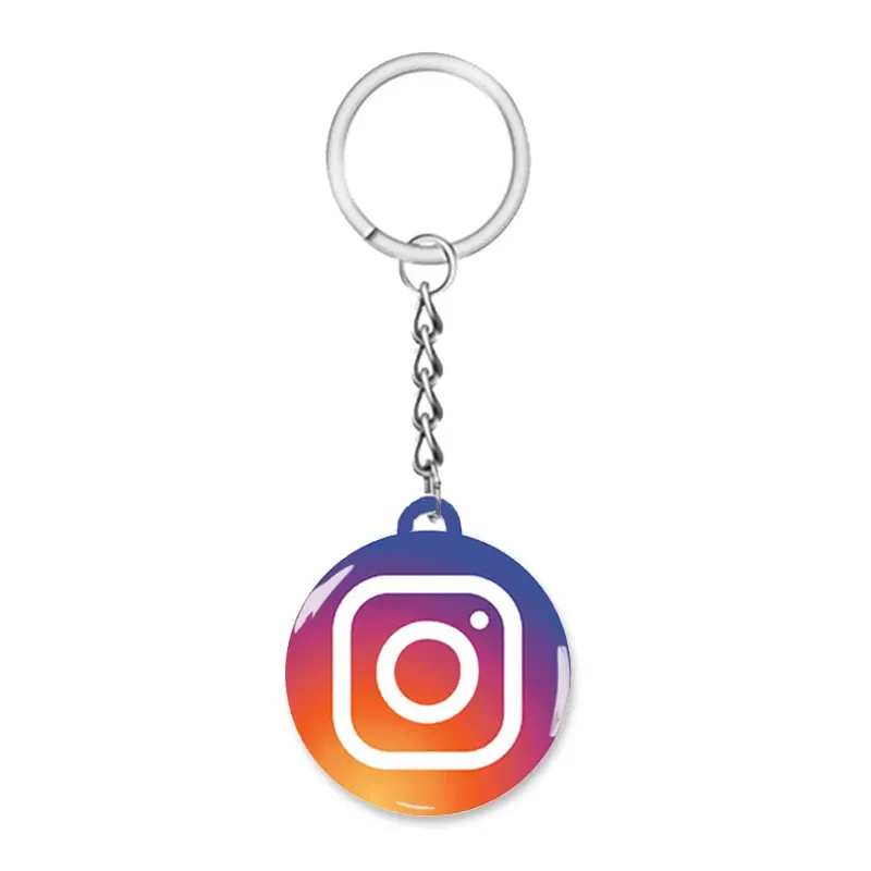 Porte-clés NFC intelligent en époxy pour partage instantané vers Google, Instagram, WhatsApp, Facebook et Snapchat, idéal pour les avis clients 10