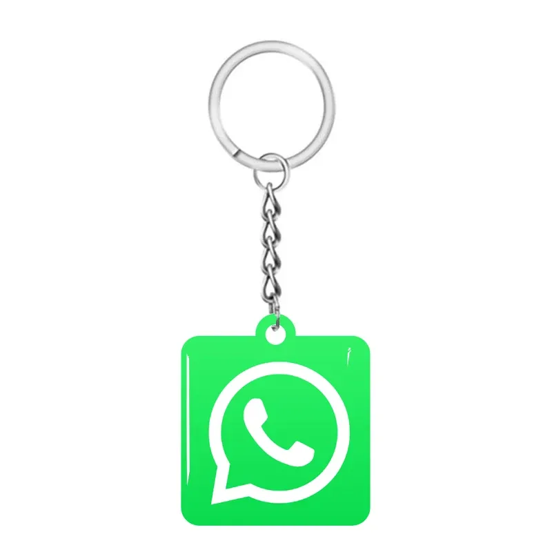 Porte-clés NFC intelligent en époxy pour partage instantané vers Google, Instagram, WhatsApp, Facebook et Snapchat, idéal pour les avis clients 8