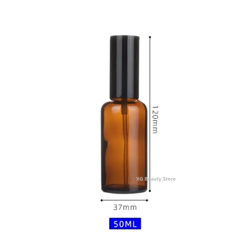 Vaporisateur rechargeable en verre ambré 30 ml, 50 ml et 100 ml 11