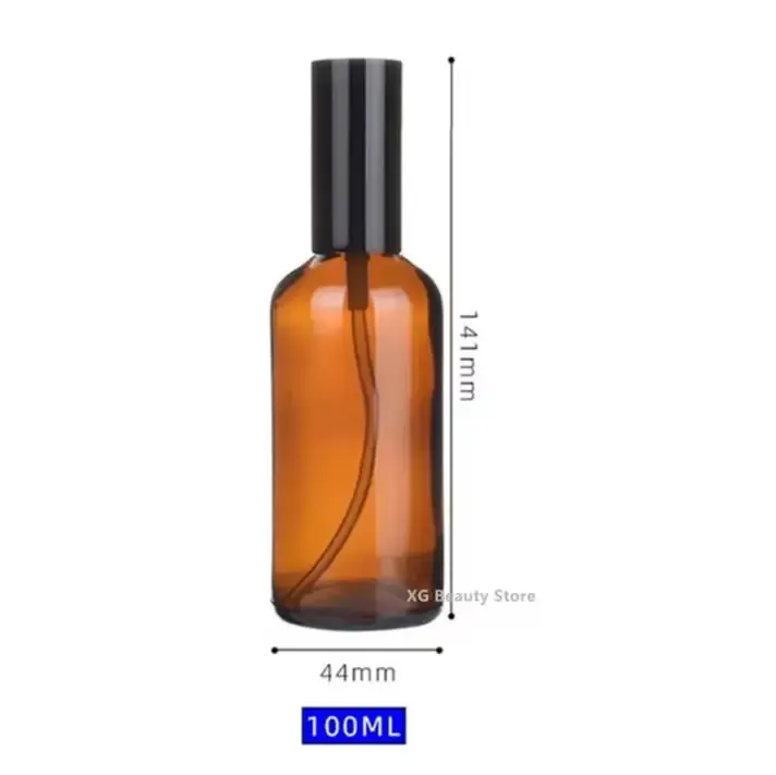 Vaporisateur rechargeable en verre ambré 30 ml, 50 ml et 100 ml 7