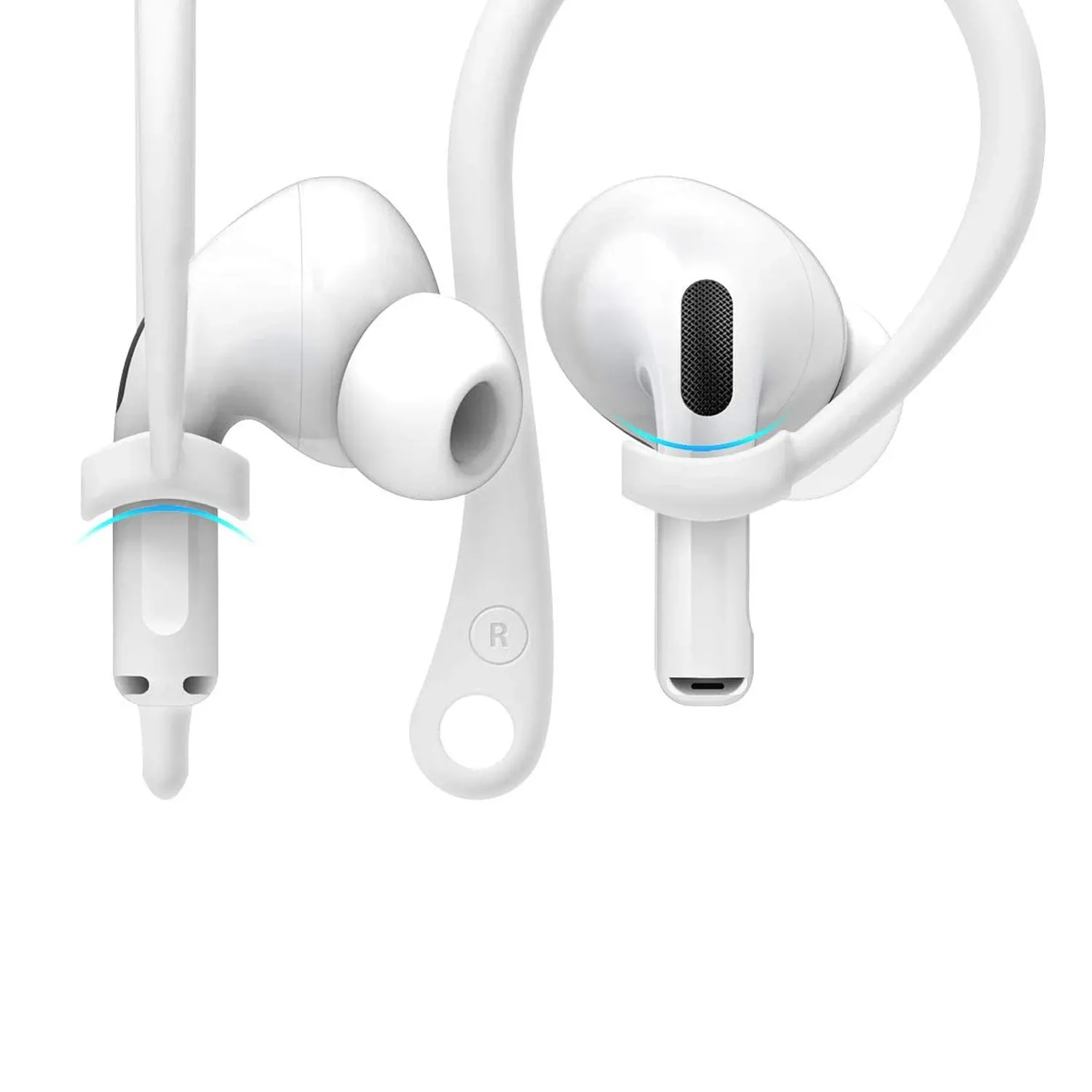 Crochet d'oreille de remplacement en silicone pour AirPods 1, 2 et Pro 4