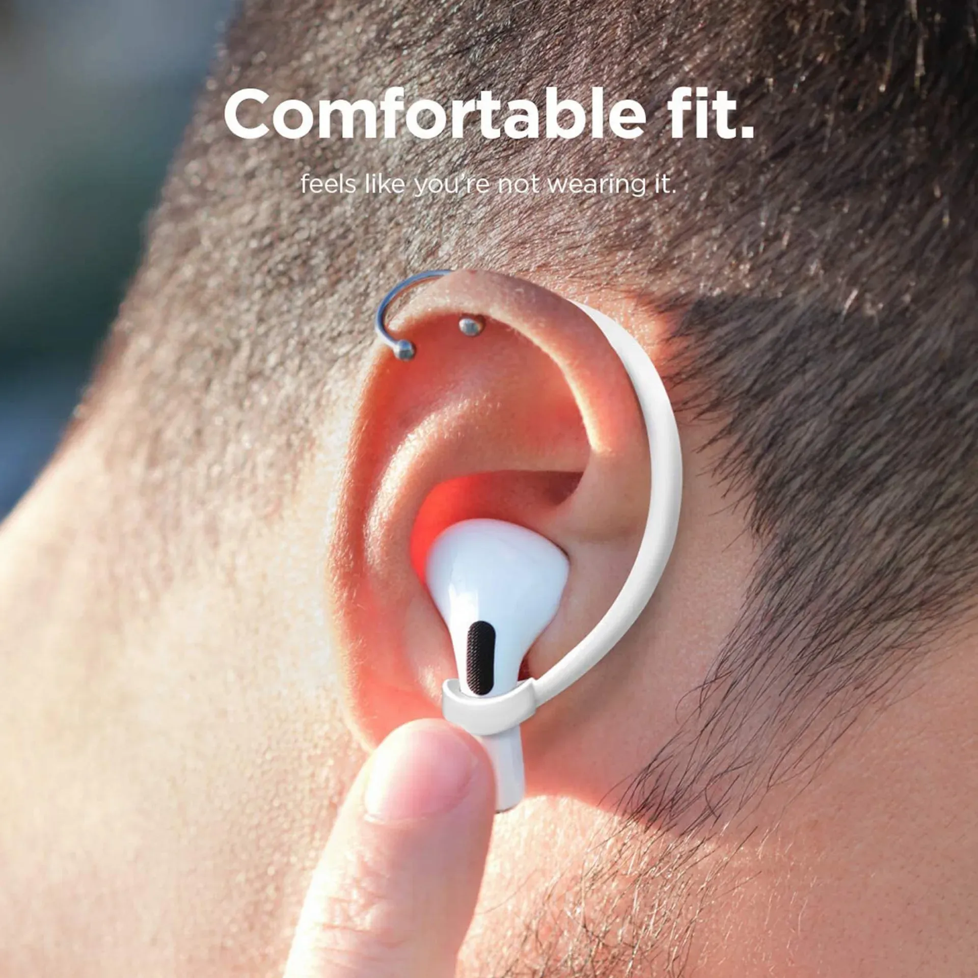 Crochet d'oreille de remplacement en silicone pour AirPods 1, 2 et Pro 6