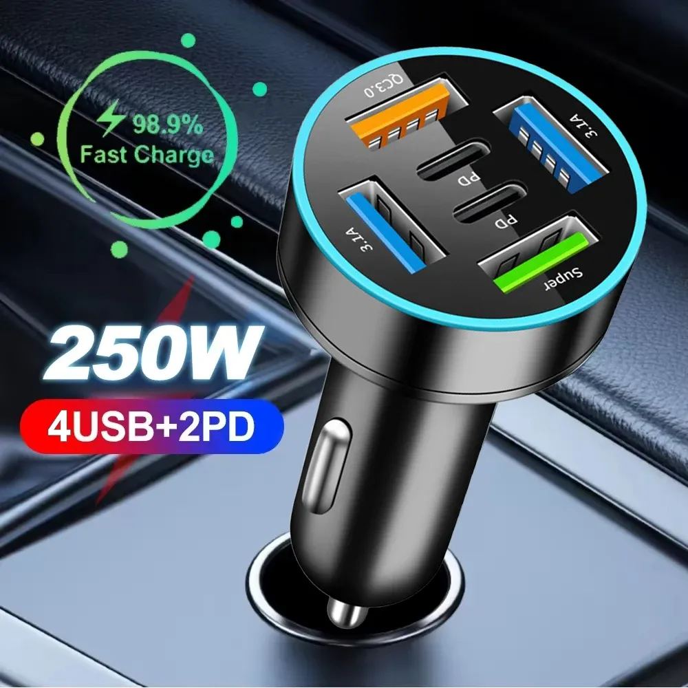 Chargeur de voiture, finition soignée