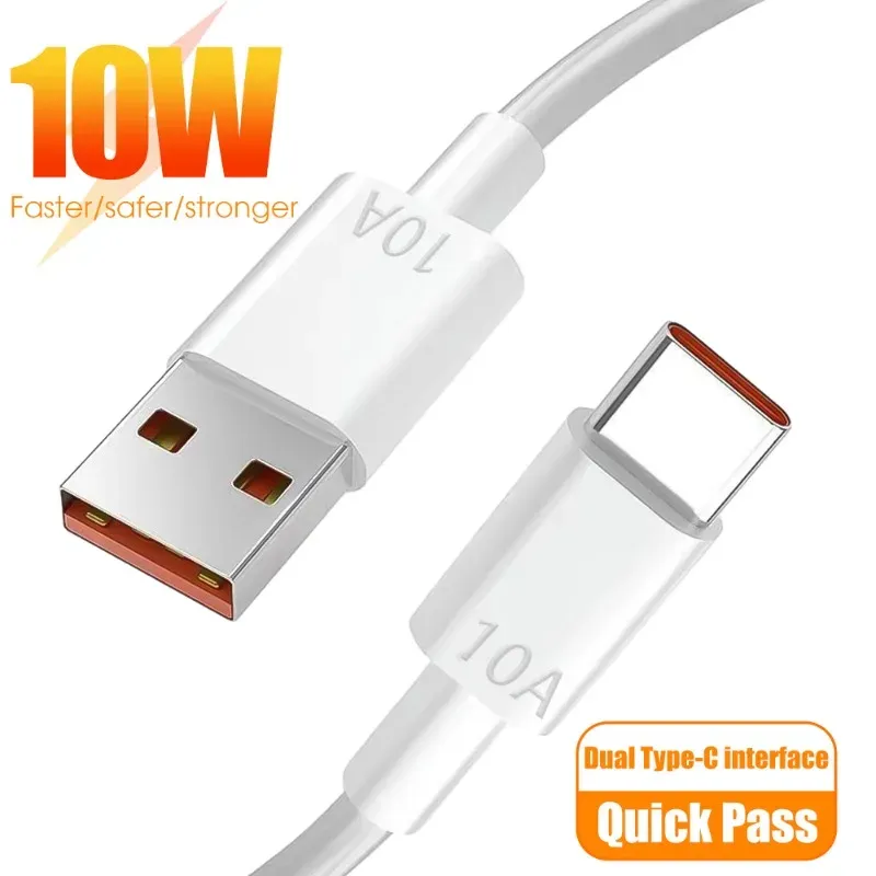 Chargeur mural USB-C 120W 4 ports, charge rapide, avec câble de données, compatible Samsung, iPhone, Xiaomi et Huawei 2