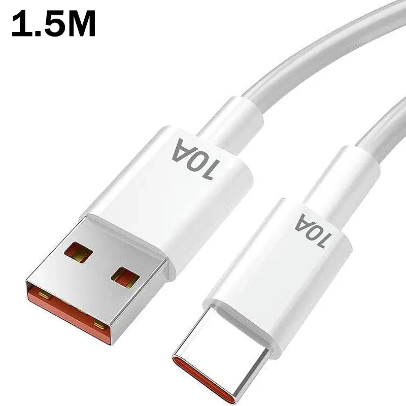 Chargeur mural USB-C 120W 4 ports, charge rapide, avec câble de données, compatible Samsung, iPhone, Xiaomi et Huawei 8