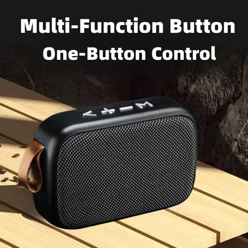Enceinte Bluetooth 5.0 portable d'extérieur Mini Oxford, son stéréo 3D Hi-Fi 2