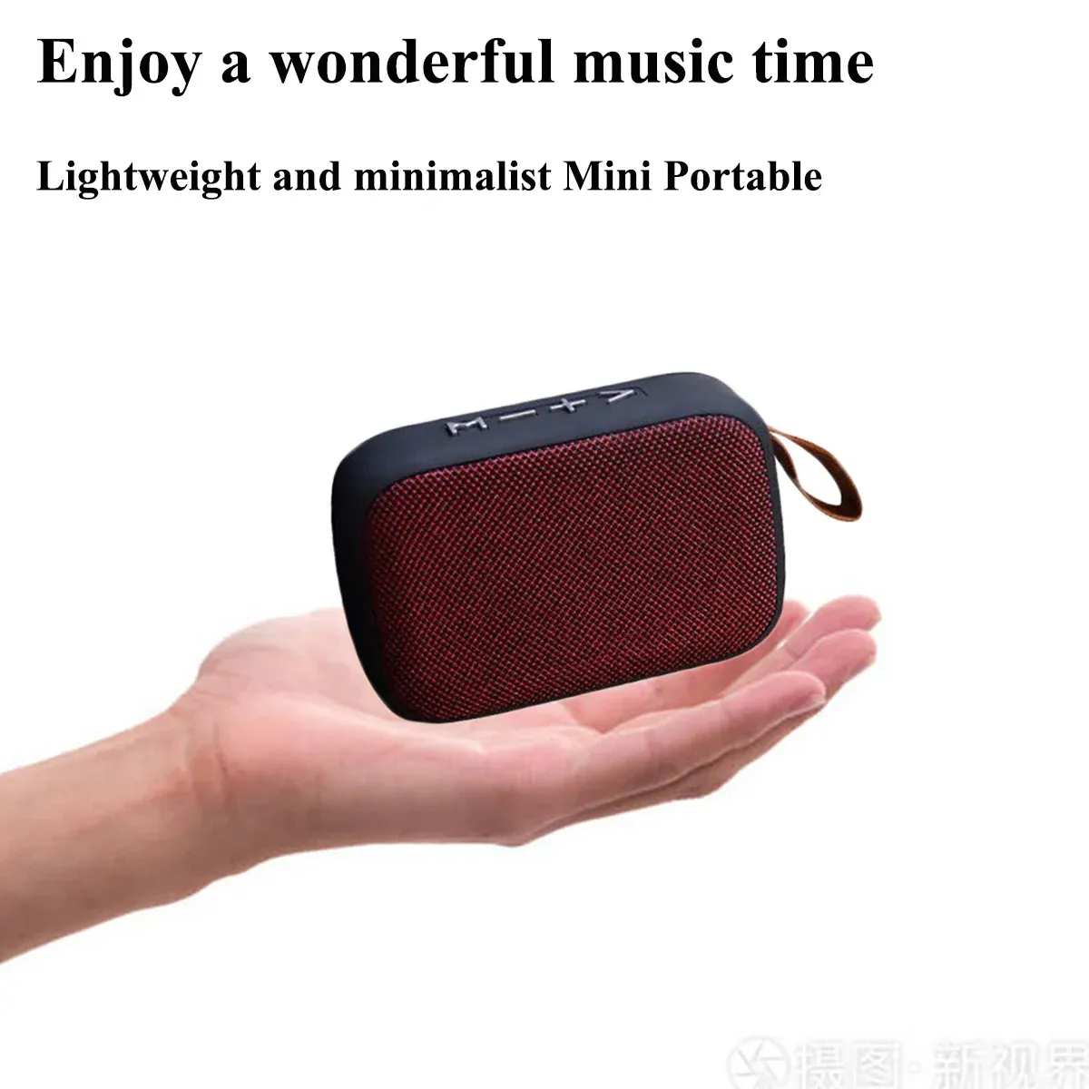 Design de l'enceinte Bluetooth en tissu