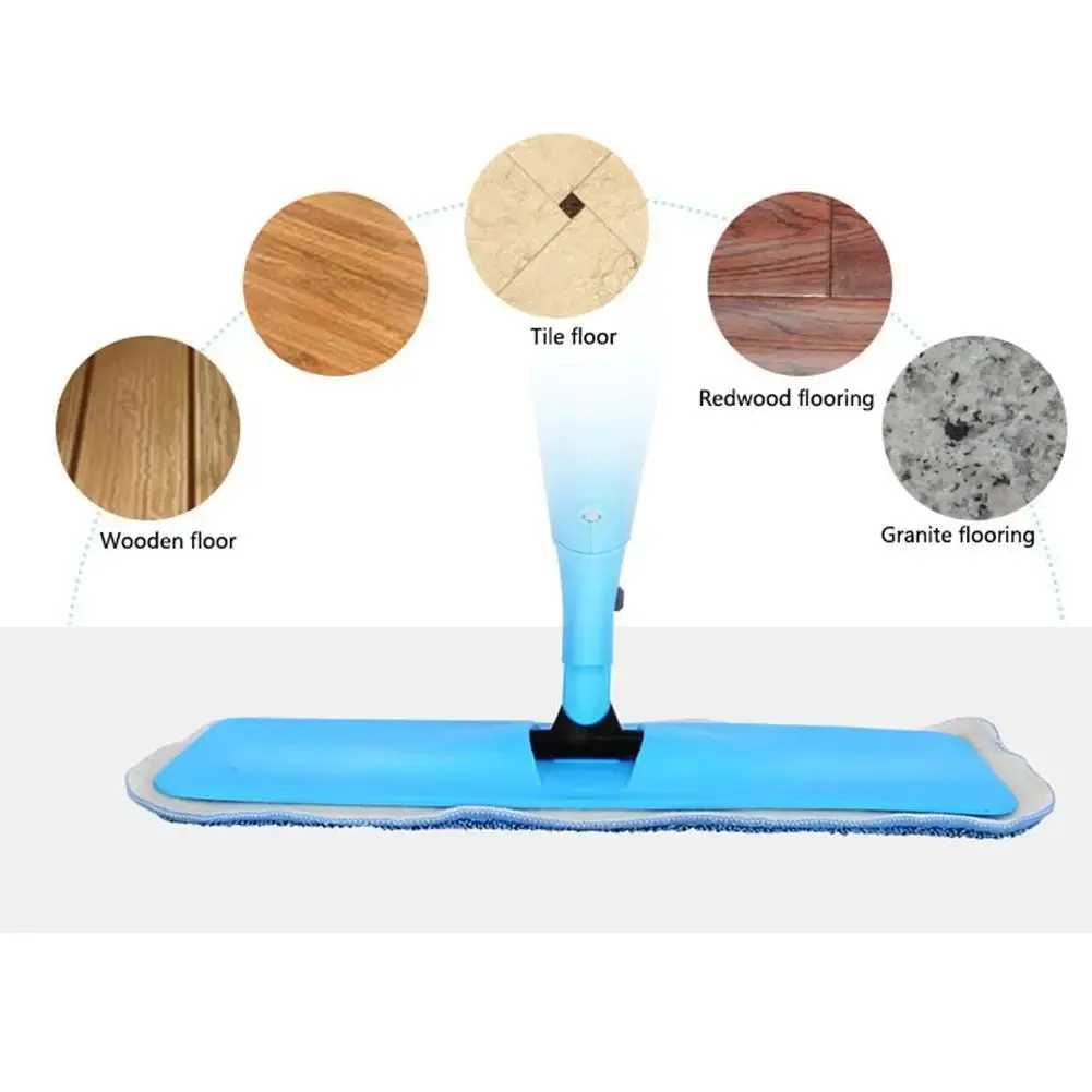 Tampon de remplacement en microfibre réutilisable pour vadrouille à pulvérisation 4