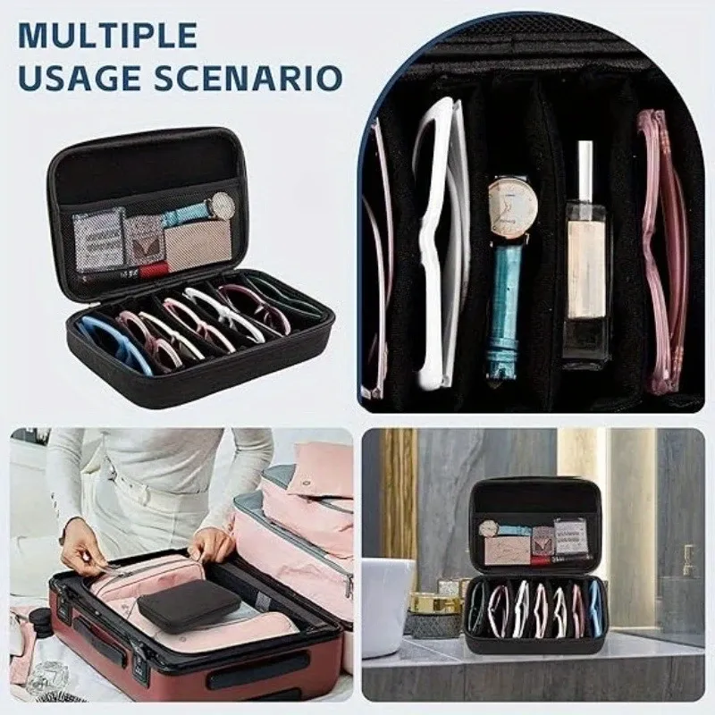 Étui de rangement portable pour lunettes