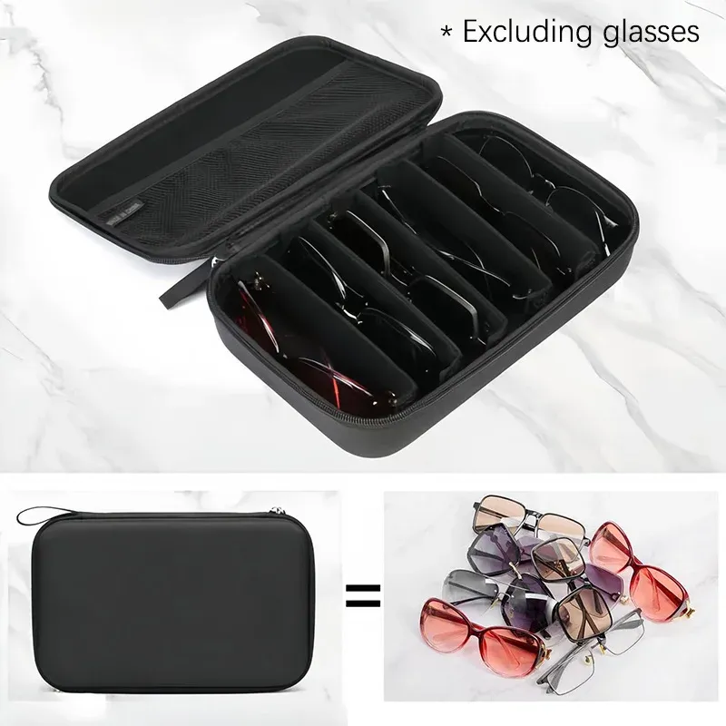 Organisateur de lunettes noir vue d'ensemble