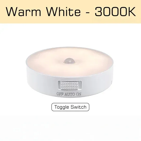 Veilleuse à détecteur de mouvement rechargeable par USB, lampe LED pour cuisine, chambre, escaliers, couloir et placard 9