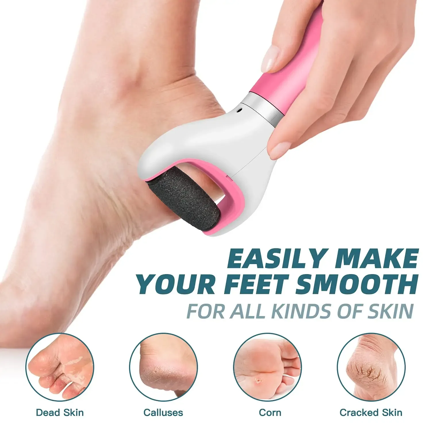 Lime électrique pour pieds en utilisation