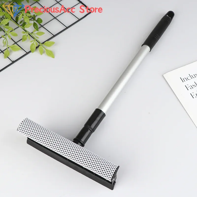 Raclette de nettoyage de vitres pour voiture à manche télescopique, brosse de nettoyage de vitres et outil d'entretien automobile - Image 1