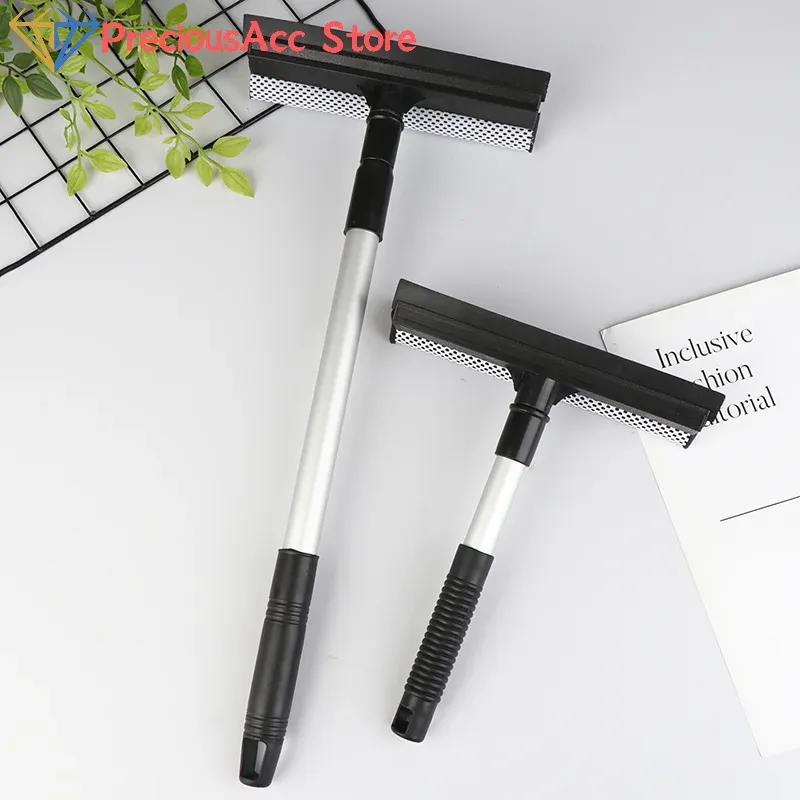 Raclette de nettoyage de vitres pour voiture à manche télescopique, brosse de nettoyage de vitres et outil d'entretien automobile 4