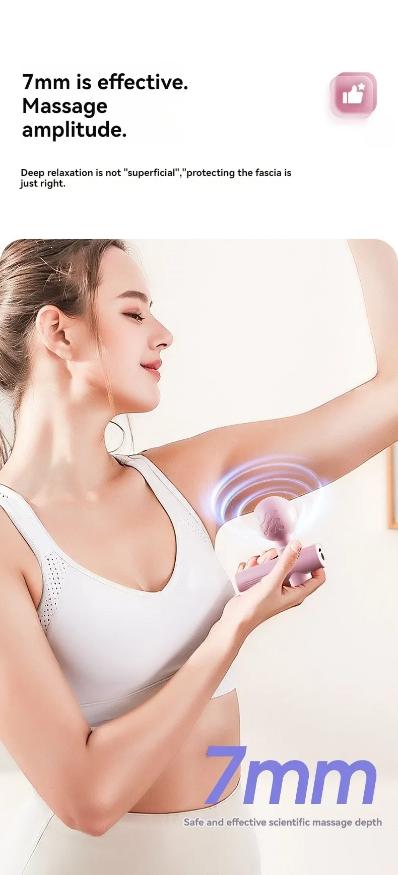Utilisation sur la nuque