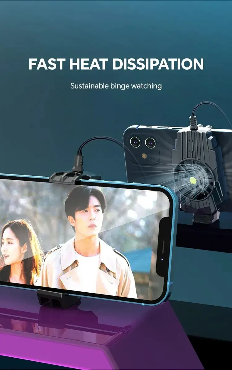 Ventilateur de refroidissement portable pour smartphone