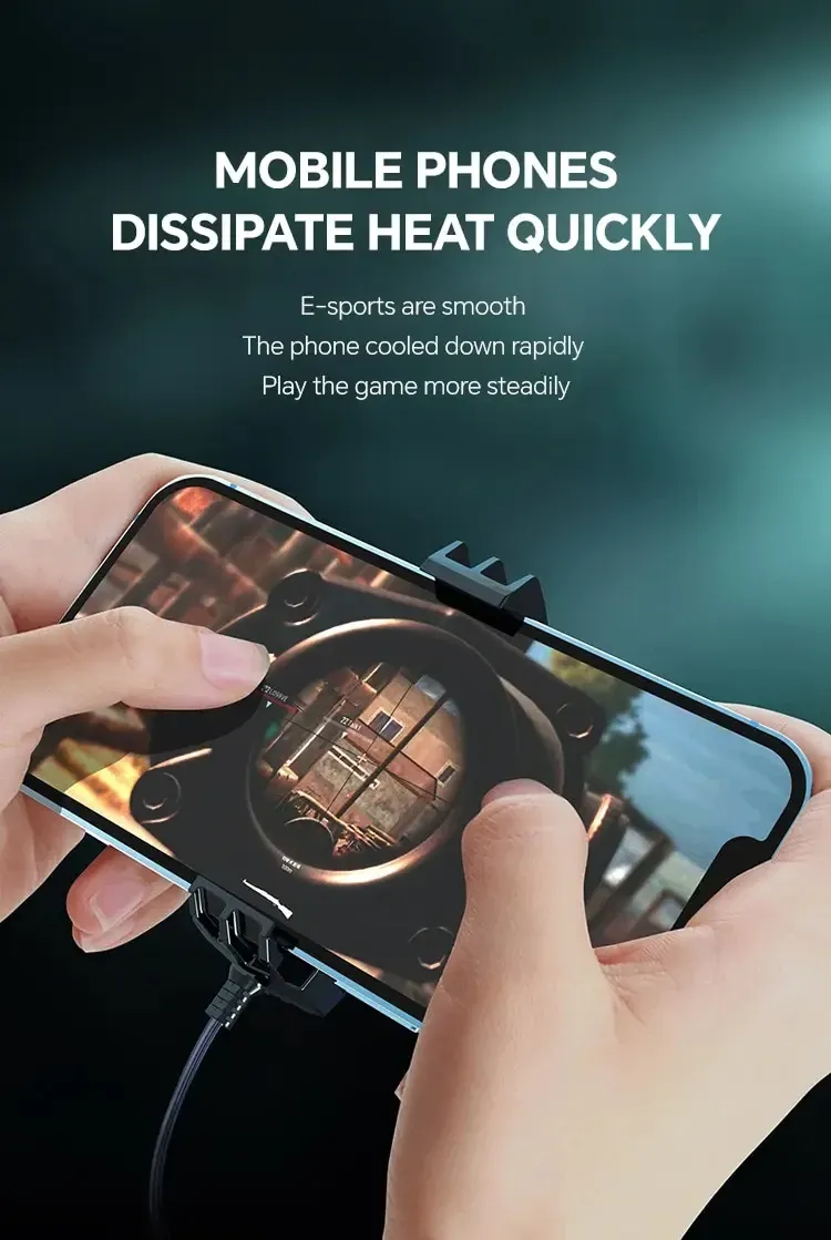 Ventilateur de refroidissement portable pour smartphone