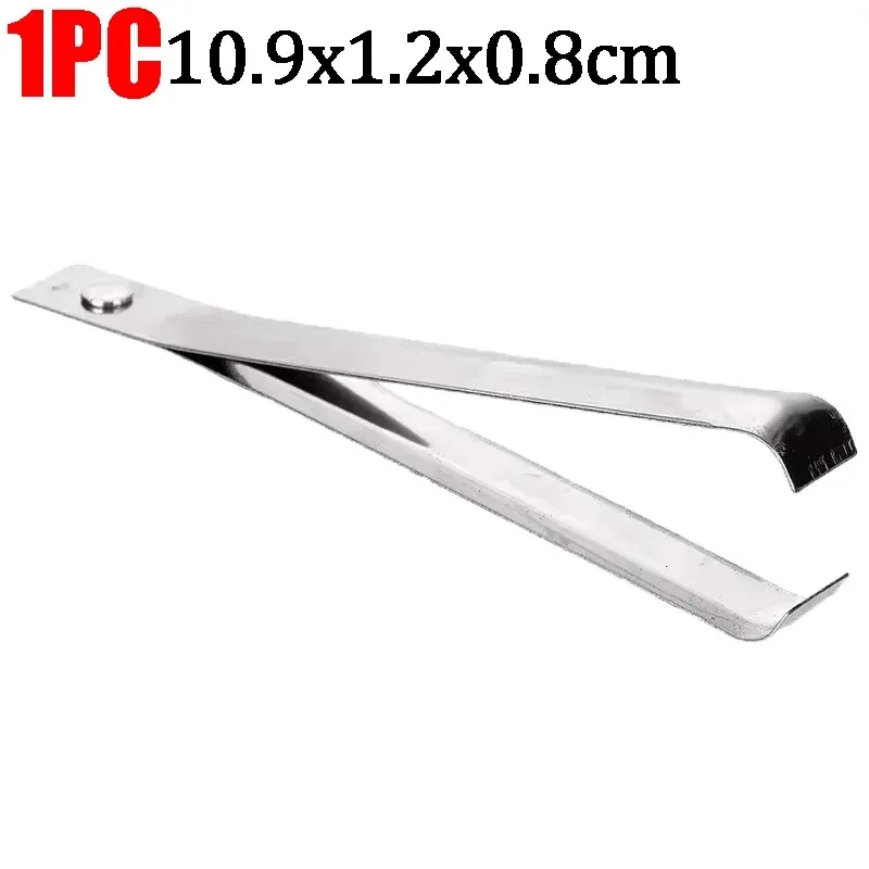 Éplucheur rapide en acier inoxydable, pince à épiler les poils de porc, pince à épiler manuelle, accessoires de cuisine, lot de 10 9