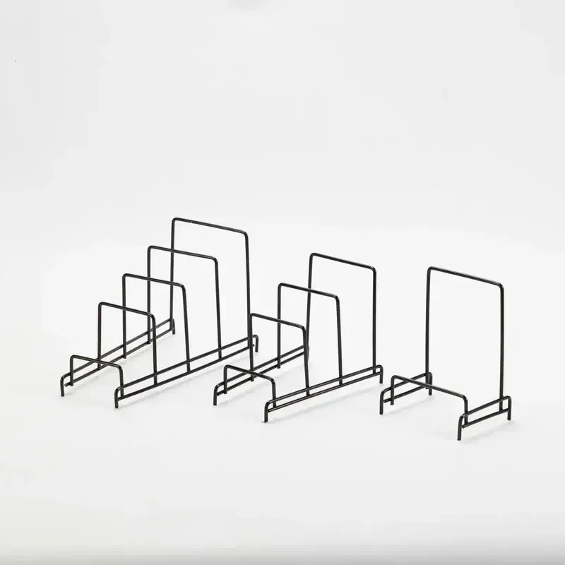 Étagère multicouche en fer pour cuisine, gain de place, rangement pour planches à découper, couvercles et plaques 6